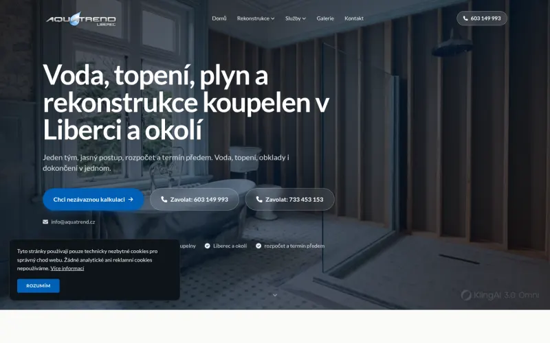Náhled webu aquatrend.cz