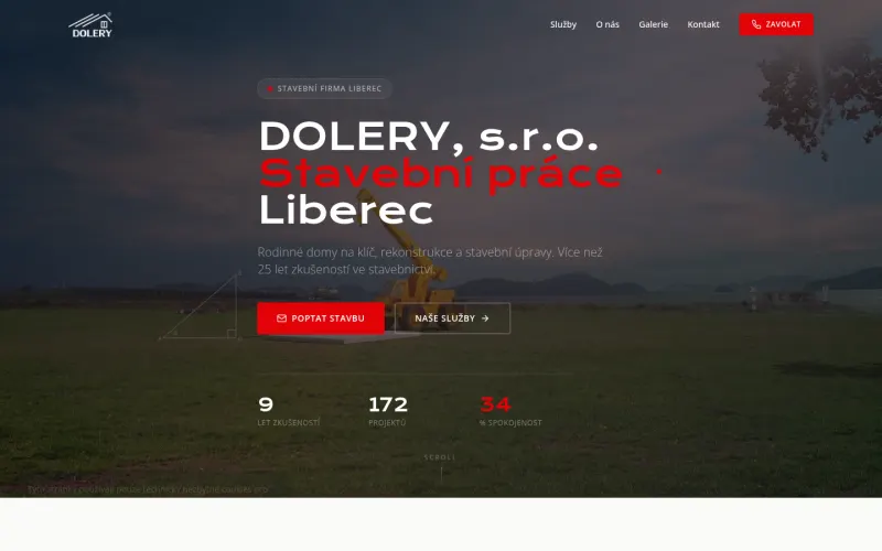 Náhled webu dolery.cz
