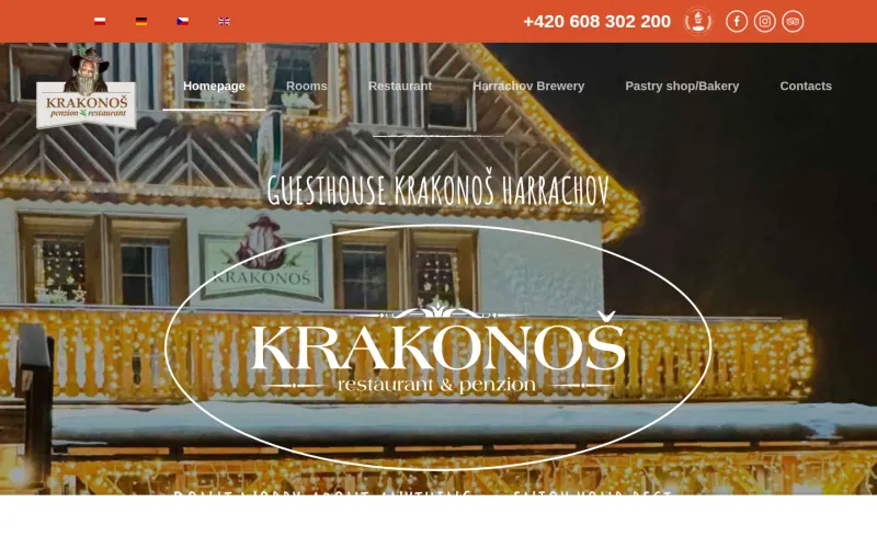 Náhled webu penzion-krakonos.cz