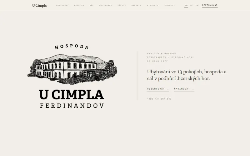 Náhled webu ucimpla.cz